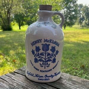 Henry McKenna vintage bourbon decanter